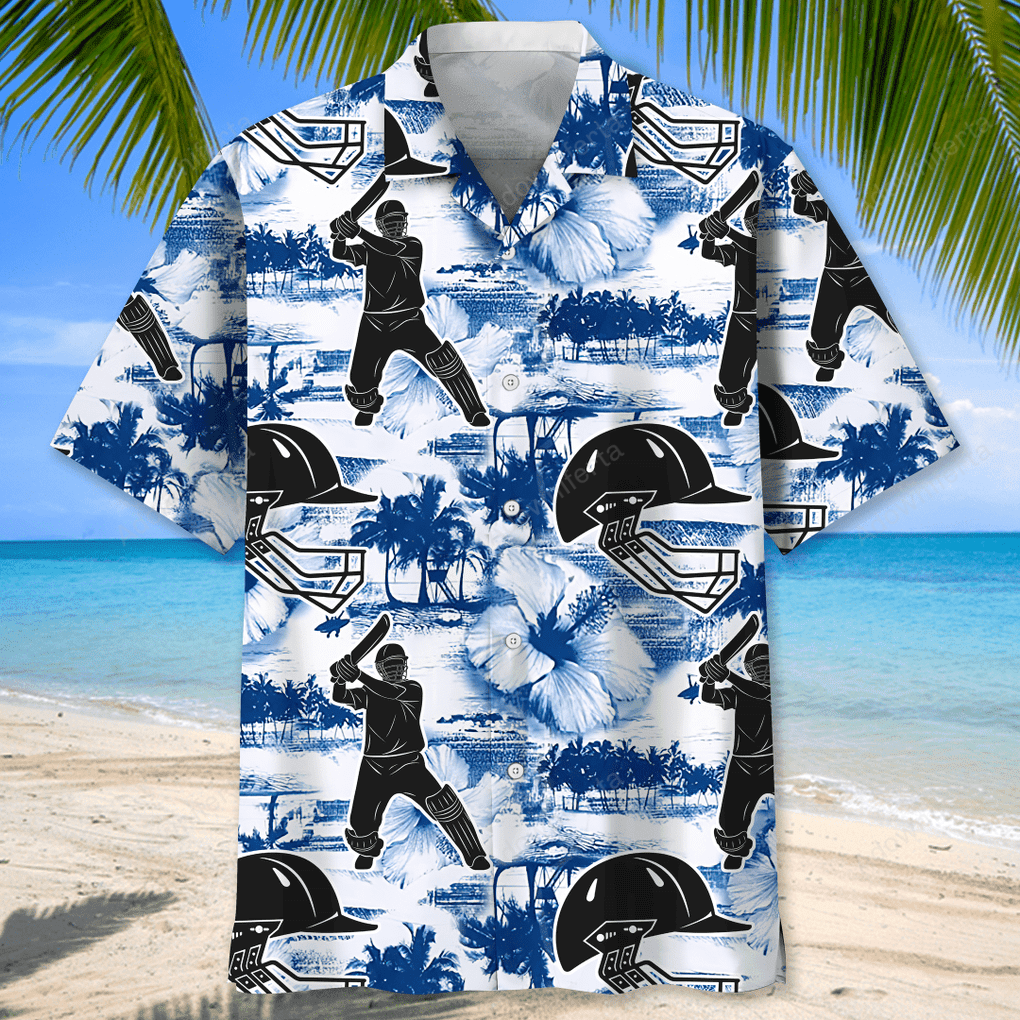 Cricket Blue Nature Hawaiian Shirt