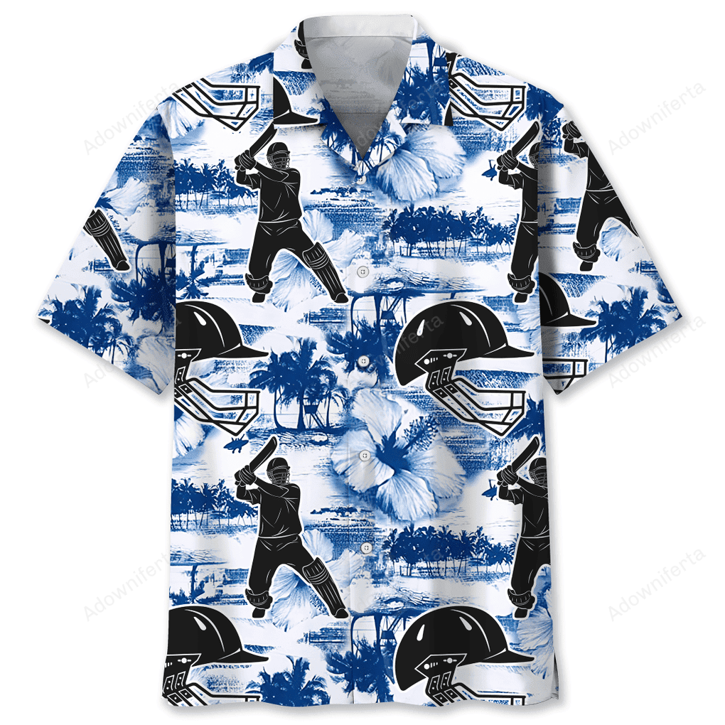 Cricket Blue Nature Hawaiian Shirt