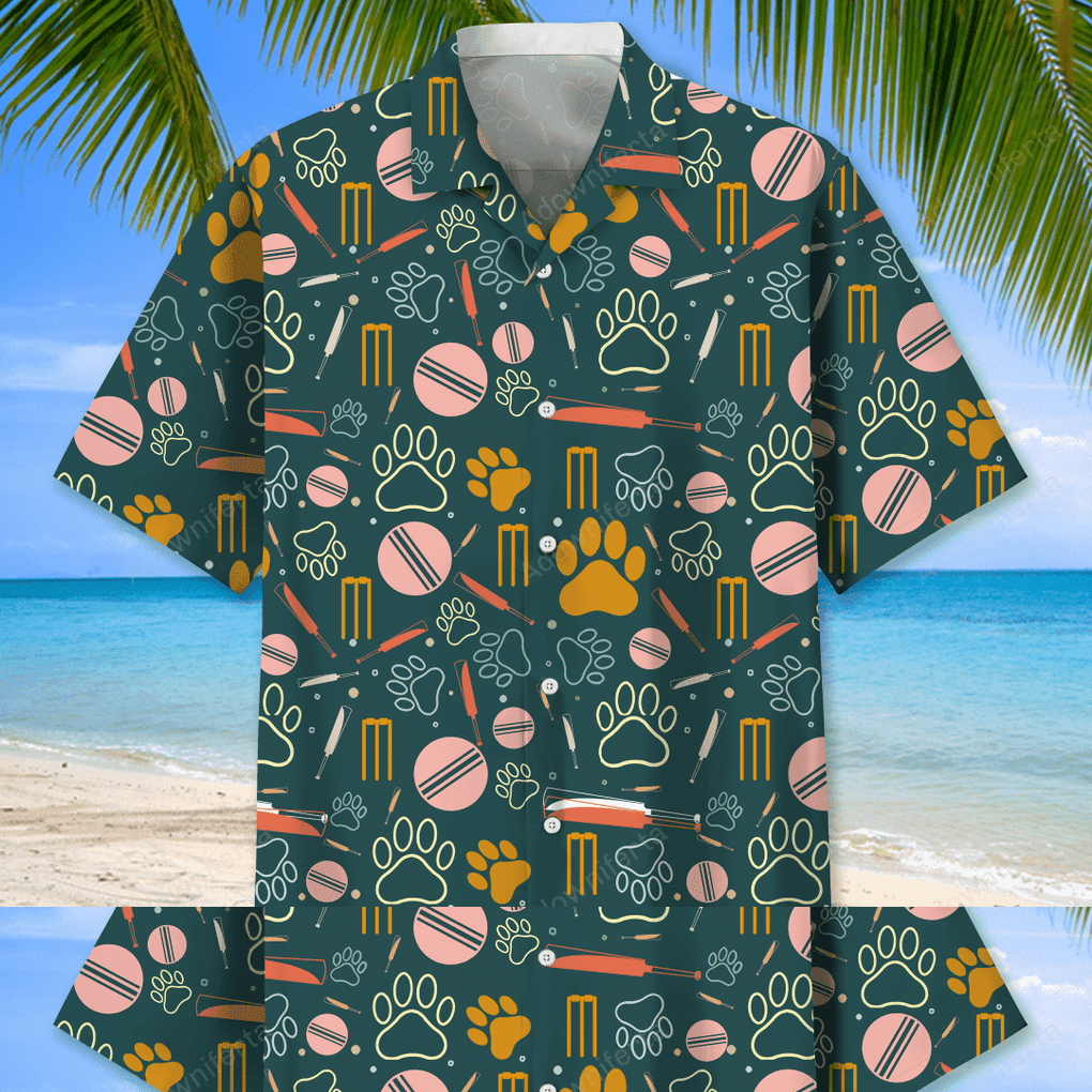 Cricket And Dog Hawaiian Shirt