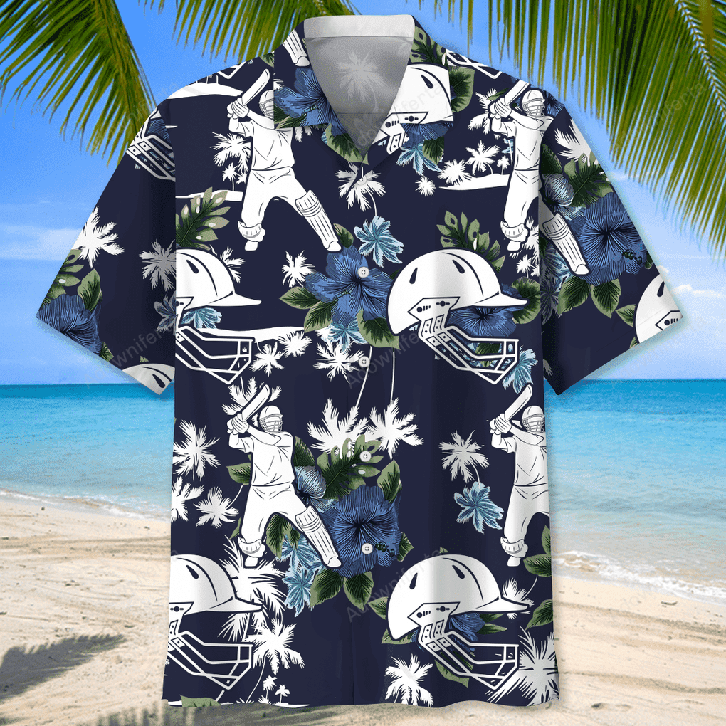Cricket Blue Nature Hawaiian Shirt