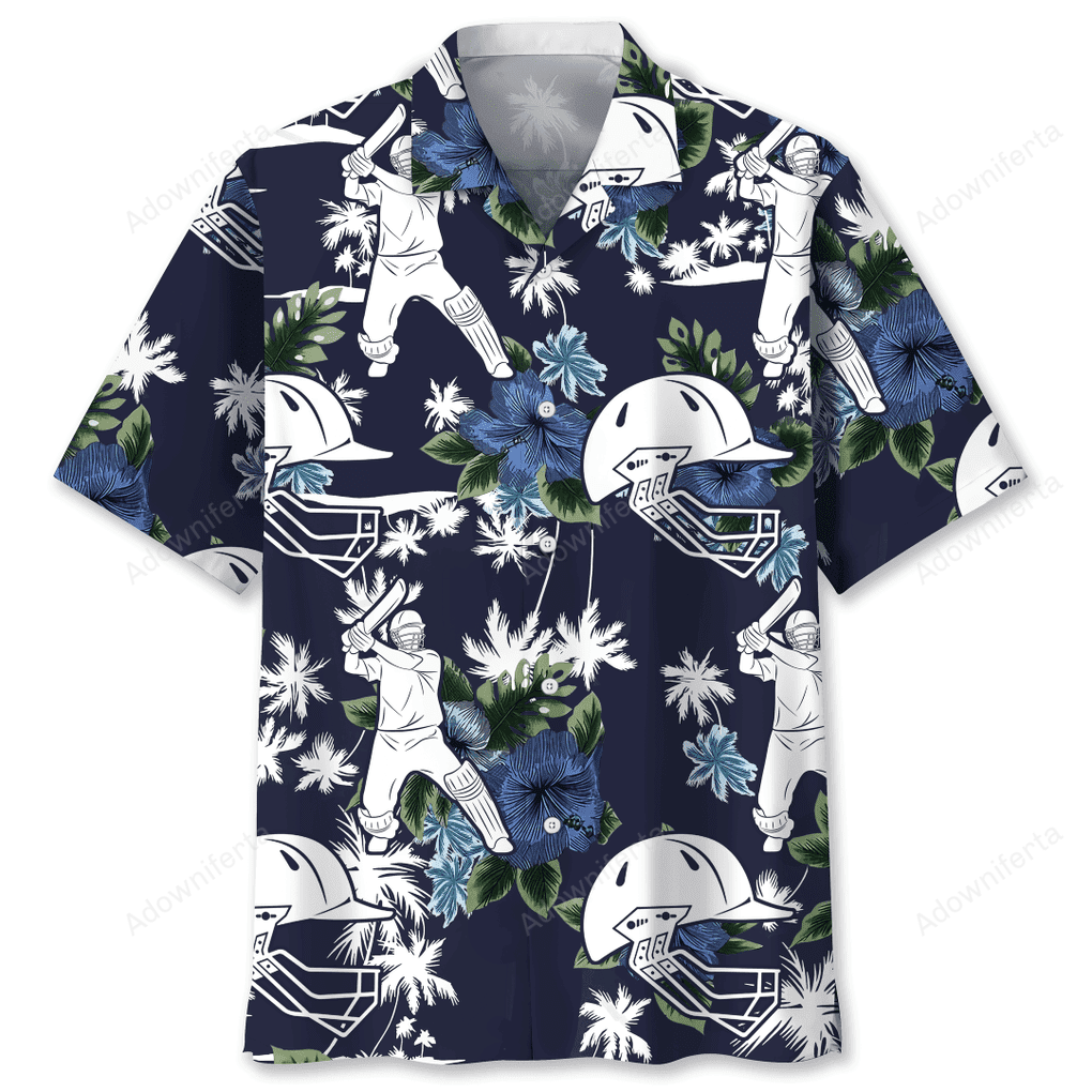 Cricket Blue Nature Hawaiian Shirt