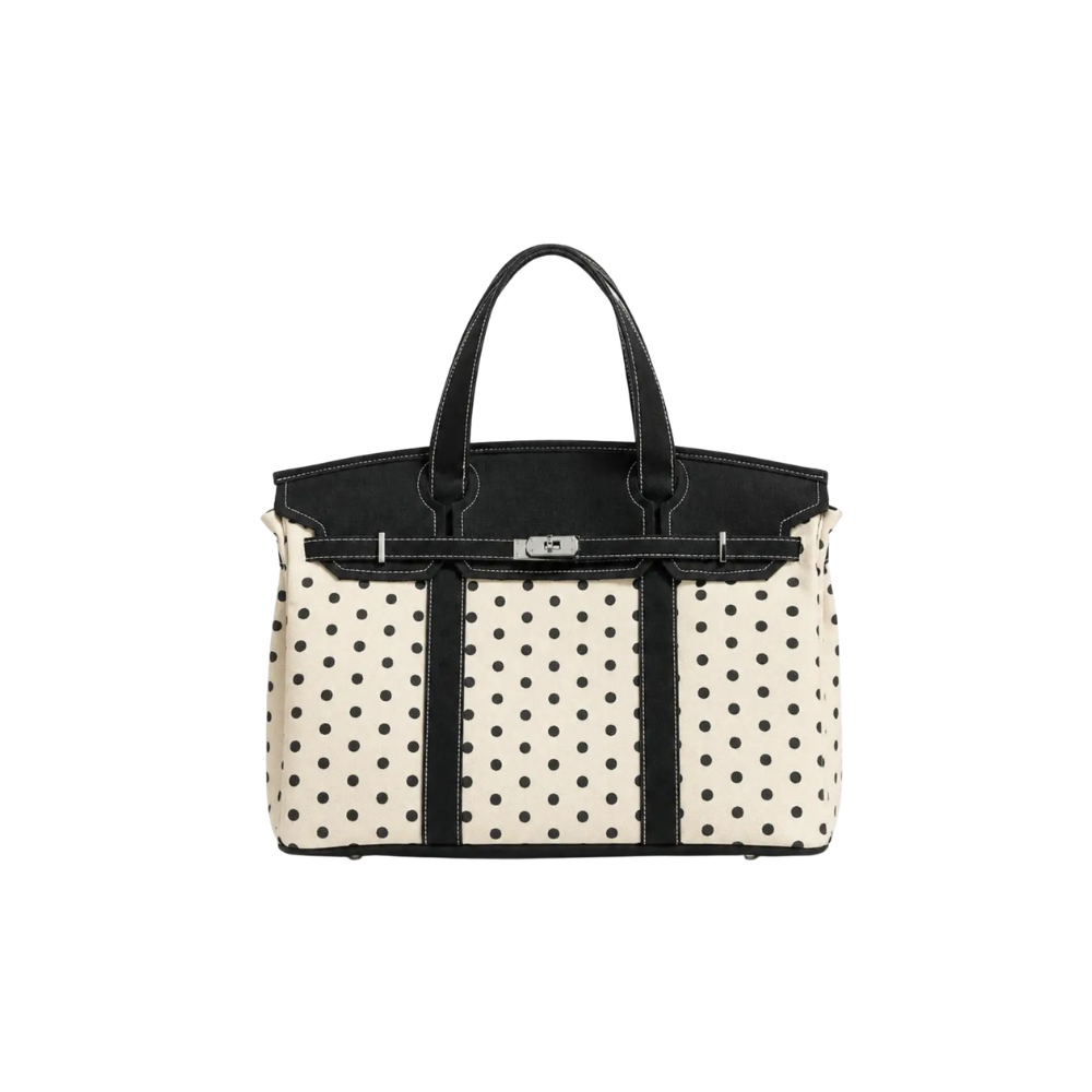 Polka Dot Boatkin Tote Bag